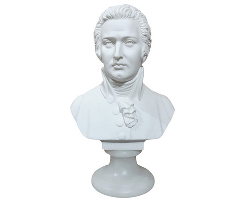 Bust (Italian) Crushed Marble 22cm -Mozart