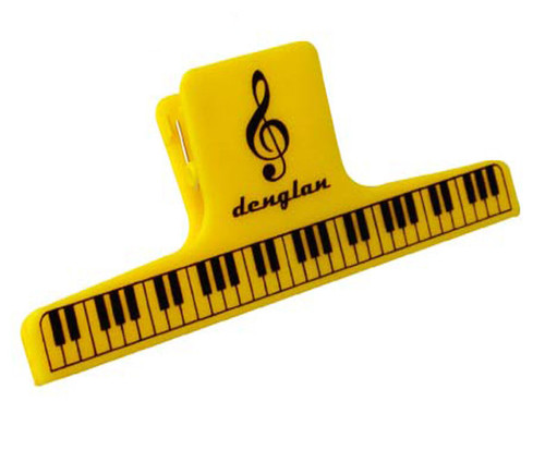 Clip (Large) Yellow Piano Keys