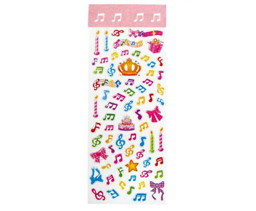 Stickers - Crystal Clefs & Notes