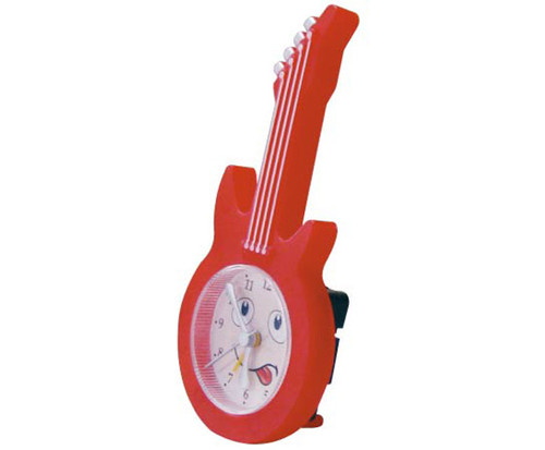 Alarm Clock - Electric Guitar Red