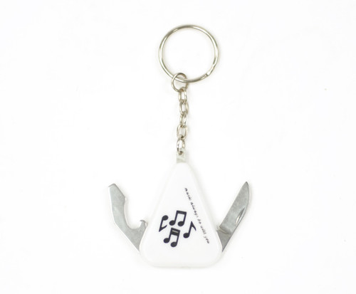 Key Ring Pocket Knife - Music Notes