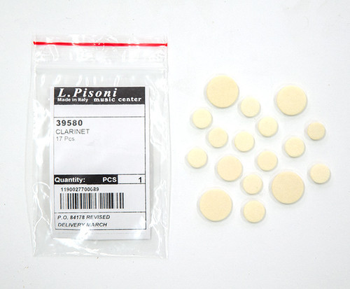 Clarinet Pad Set-Mypad Italy (17pc)CL/20