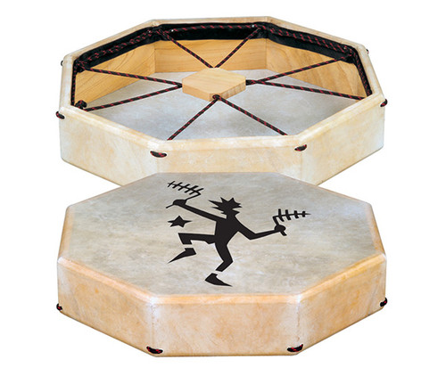 Ethnic Drum - Octagon Drum 16inch With Rope Grip