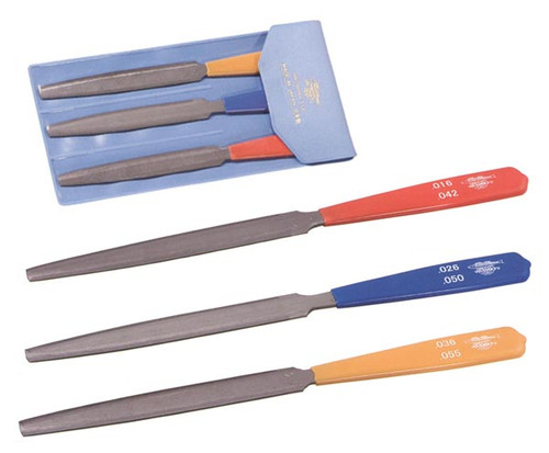 Nut Files (Set Of 3) 6 Profiles Gtr