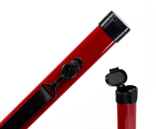 Bow Tube-TG Aluminium-Vln or Cello -Red