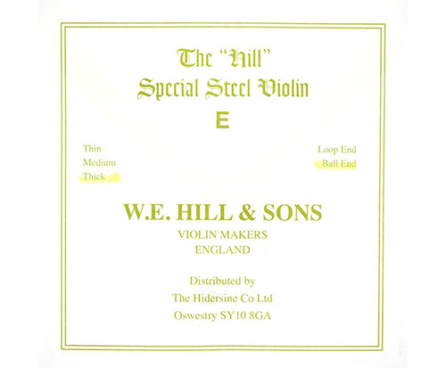 Hill Special Violin E -Thick Ball