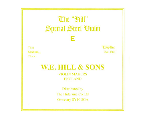 Hill Special Violin E-Medium Loop