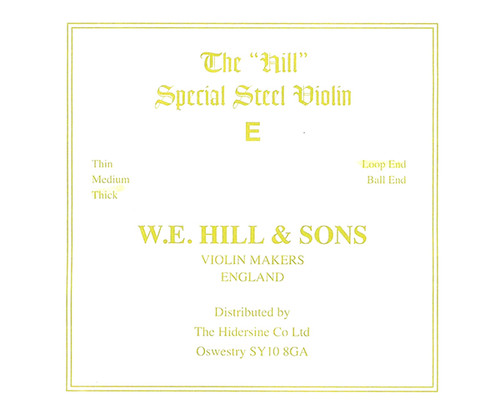 Hill Special Violin E -Thick Loop