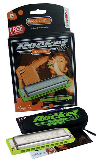 Hohner Progressive Series Rocket Amp Harmonica in the Key of C