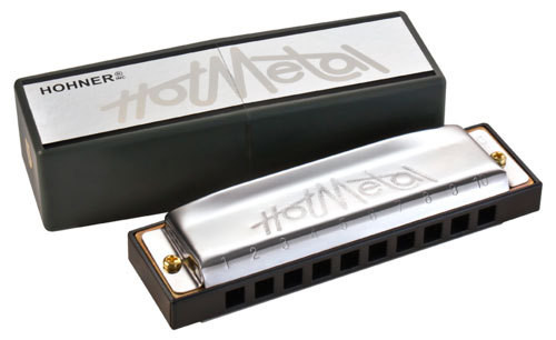 Hohner Enthusiast Series Hot Metal Harmonica in the Key of E