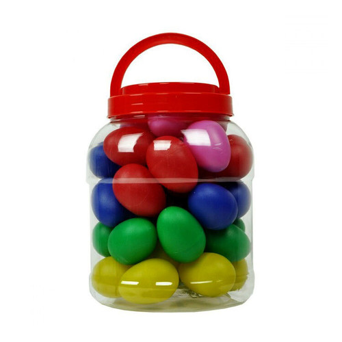 Percussion Plus 40-Piece Container of Egg Shakers in Various Colours Percussion Plus 40-Piece Container of Egg Shakers in Various Colours