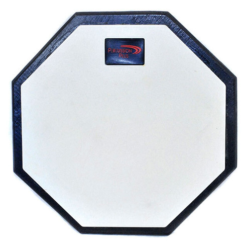 Percussion Plus 8" Hexagonal Drum Practice Pad in White