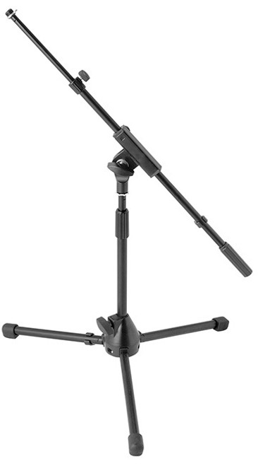 On Stage Low Profile Telescopic Boom Mic Stand with Tripod Base