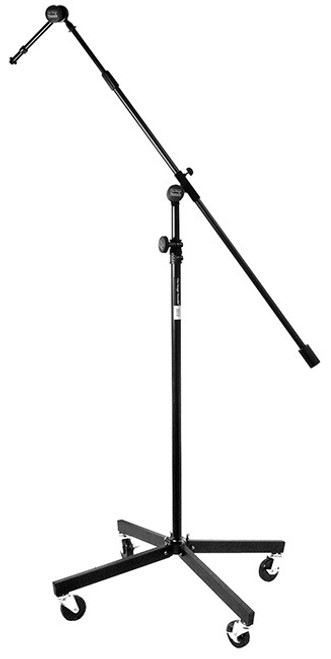 On Stage Studio Boom with 7" Mini Boom Extension and Casters