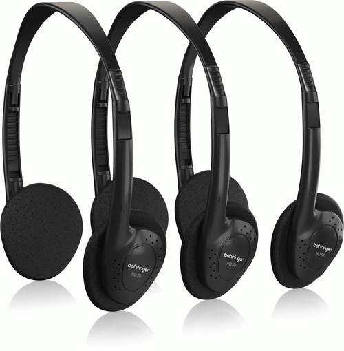 Behringer HO66 Budget 3-Pack Headphones