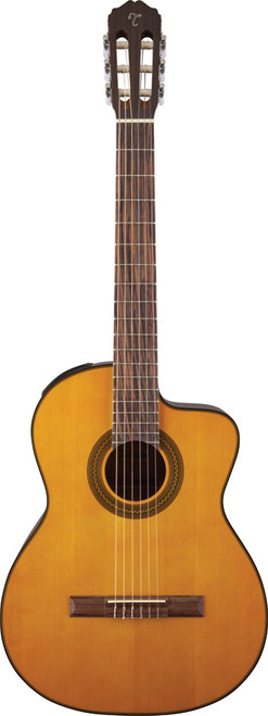 Takamine TGC1CENAT GC1 Series AC/EL Classical Guitar with Cutaway in Natural Gloss Finish