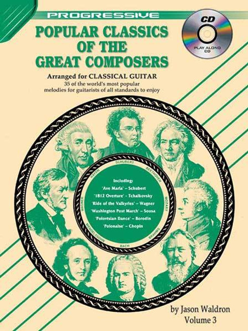 Progressive Popular Classics Of The Great Composers Volume 3 Book/CD