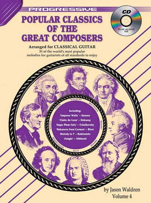 Progressive Popular Classics Of The Great Composers Volume 4 Book/CD