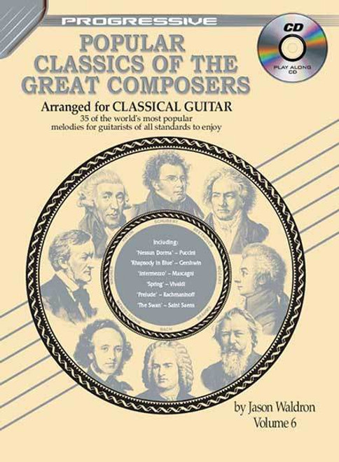 Progressive Popular Classics Of The Great Composers Volume 6 Book/CD