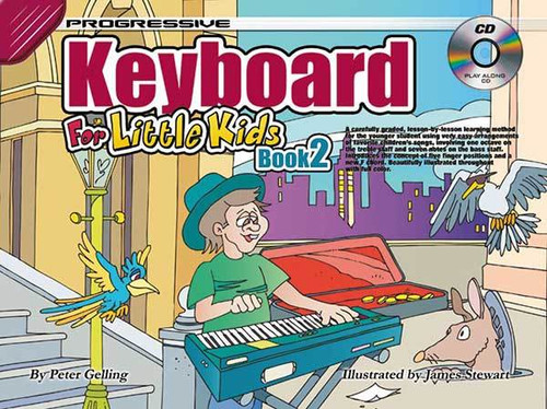 Progressive Keyboard Book 2 for Little Kids Book/CD