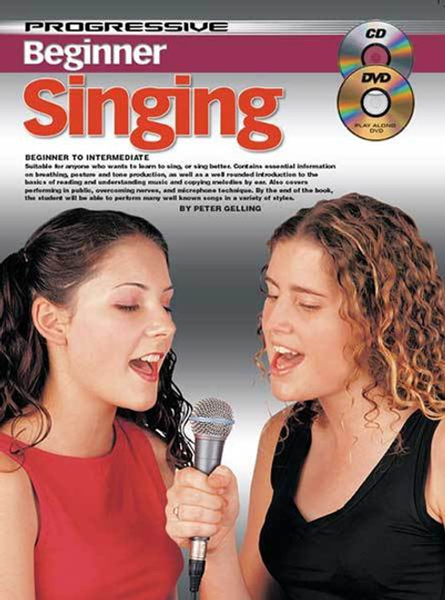 Progressive Beginner Singing Small Book/DVD