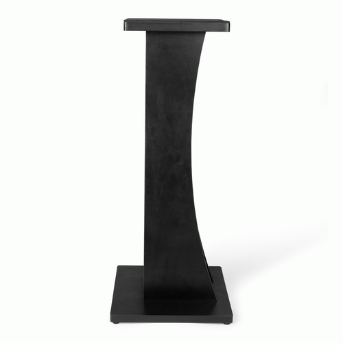 The Gator GFWELITESPKSTMNBLK Framework Elite Series Floor-Standing Studio Monitor Speaker Stand in Black Finish