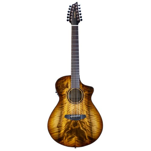 Breedlove BL-PUCERTA-12 Pursuit Exotic Series Concert Amber 12 String CE Myrtlewood-Myrtlewood