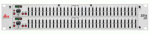 DBX 231S DUAL 31 BAND GRAPHIC EQUALIZER