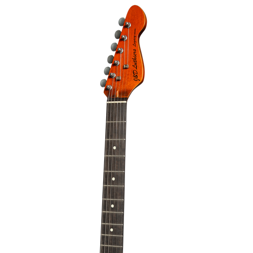 J&D 'Legacy Series' ST-Style Thinline 'Relic' Electric Guitar (Blue)