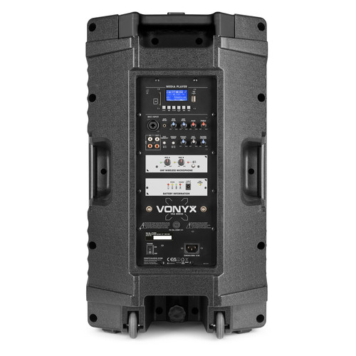 Vonyx VSA700-BP Port.System 15"HH+BP UHF