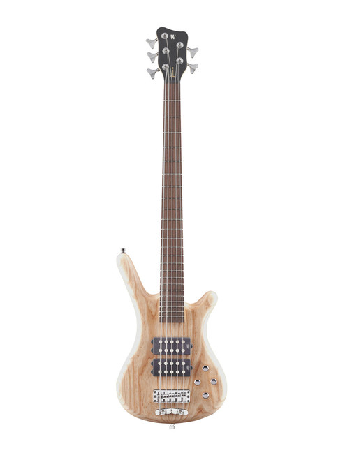 RockBass Corvette $$ 5-String, Natural Transparent Satin, Passive
