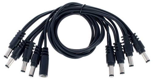 RockBoard Flat Daisy Chain Cable - 8 Outputs, Straight