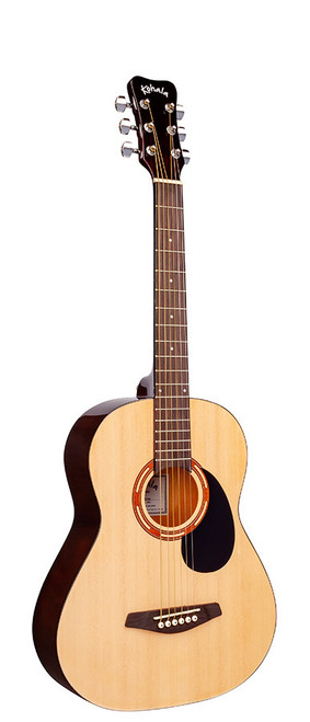 Kohala KG75 Series Travel Acoustic Guitar in Natural Finish