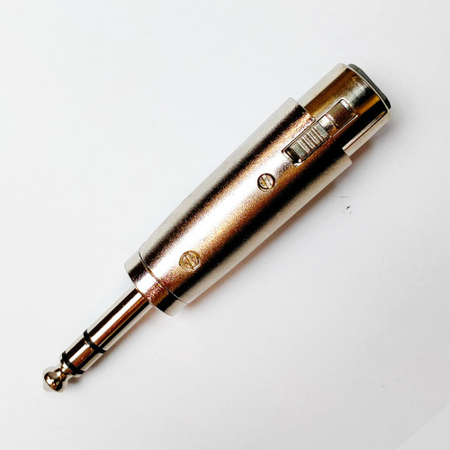 Leem Cable Adaptor (XLR Female - 1/4" Straight TRS) Pk-1