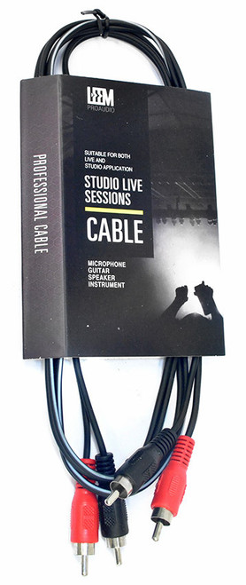 Leem 5ft Interconnect Cable (2 x RCA Jack Plugs - 2 x RCA Jack Plugs) Leem 5ft Interconnect Cable (2 x RCA Jack Plugs - 2 x RCA Jack Plugs)