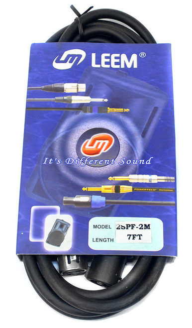 Leem 7ft Speaker Cable (Speakon Female - XLR Female)