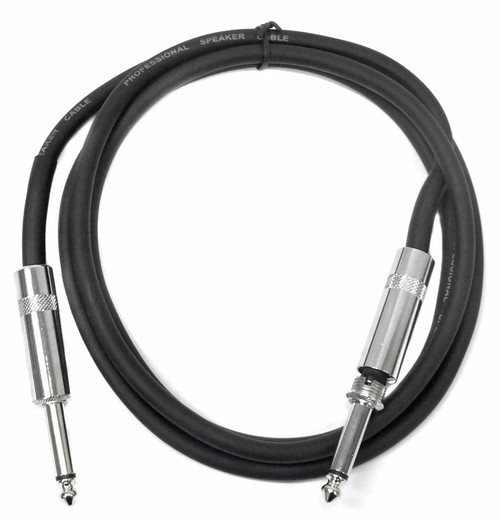 Leem 5ft Deluxe Speaker Cable (1/4" Straight TS - 1/4" Straight TS)