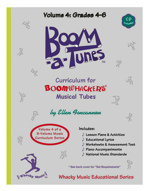 Boomwhackers "Boom-a-Tunes Volume 4" Curriculum Book/CD