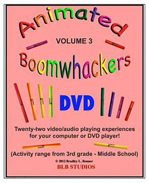 Boomwhackers "Animated Boomwhackers Volume 3" DVD Only