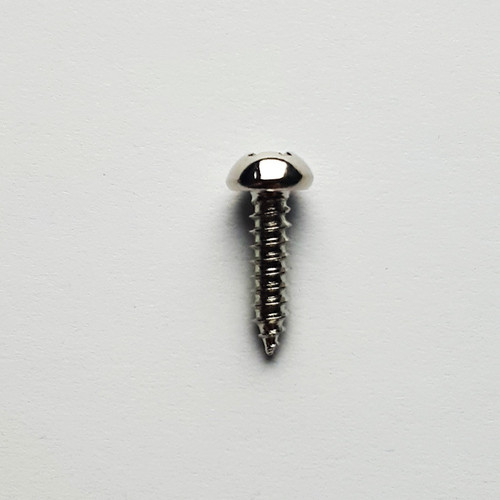 GT Wood Screws with Round Head in Nickel Finish - 3mm x 11.8mm (Pk-50)