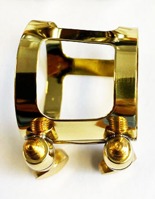 J.Michael Metal Alto Saxophone Ligature in Gold Finish