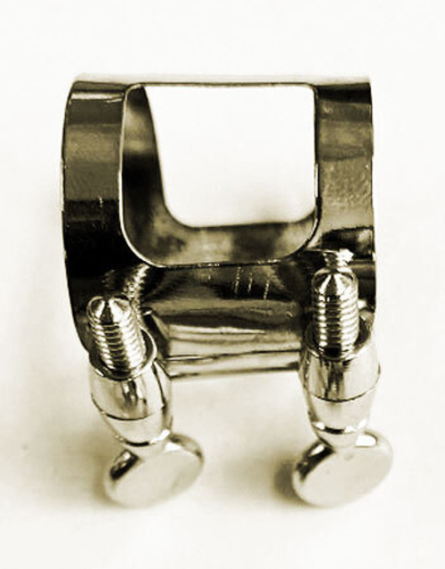 J.Michael Metal Clarinet Ligature in Chrome Finish