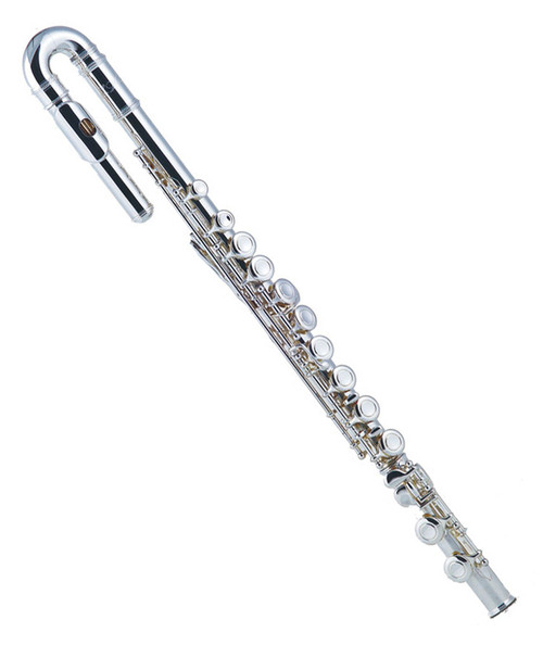 J.Michael FLU450S Flute (C) with 2-Head Joints in Silver Plated Finish