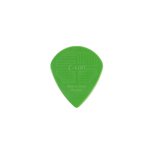 Janicek D-Grip Jazz-C Series Pick in Green (1.00mm) -36pk