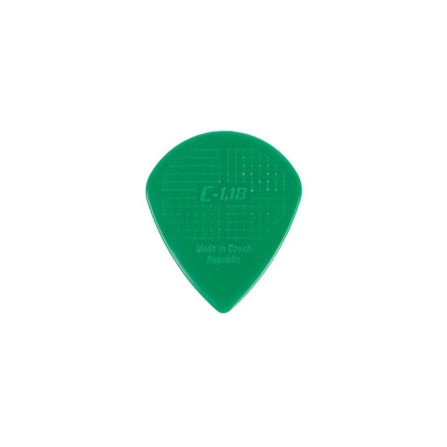 Janicek D-Grip Jazz-C Series Pick in Dark Green (1.18mm) -36pk