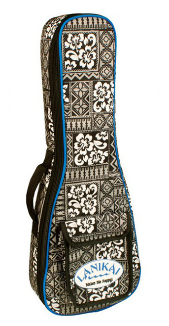 Lanikai Baritone Tribal Ukulele Gig Bag with Large Front Storage Pocket