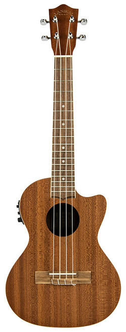 Lanikai Mahogany Series Tenor AC/EL Ukulele in Natural Satin Finish