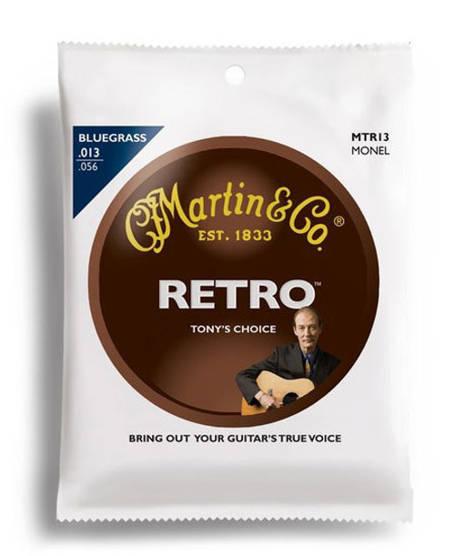 Martin Retro "Tony's Choice" Bluegrass Guitar String Set (13-56)