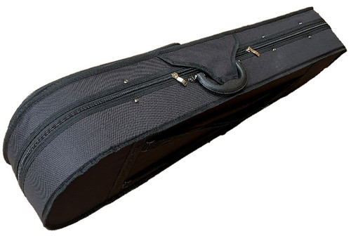 MBT Semi-Hard Shaped 3/4 Size Violin Case in Black