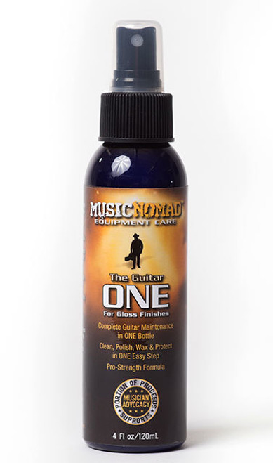 Music Nomad All In One Guitar Cleaner, Polish & Wax -120ml